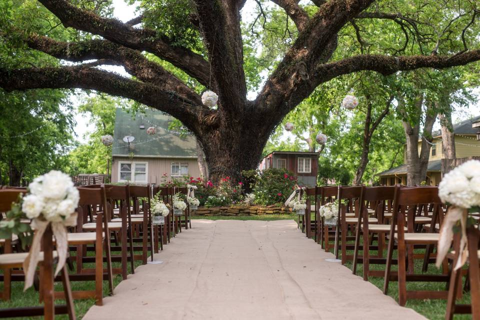 Outdoor wedding