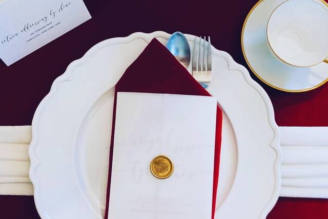 Engagement Table Setting