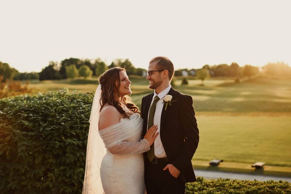 Couple Photo overlooking Golf