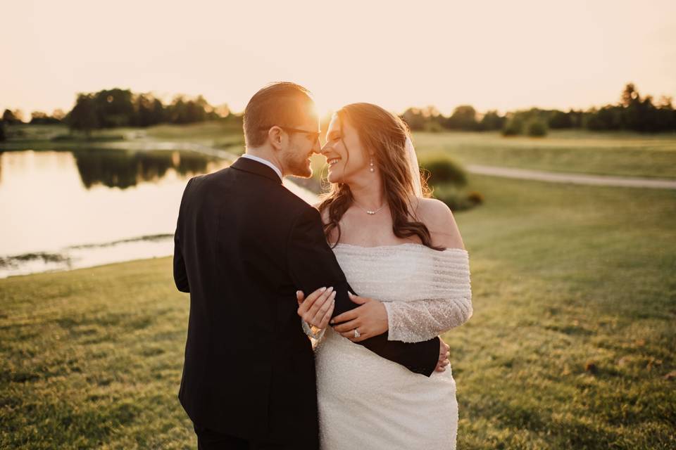 Golden Hour By Lake