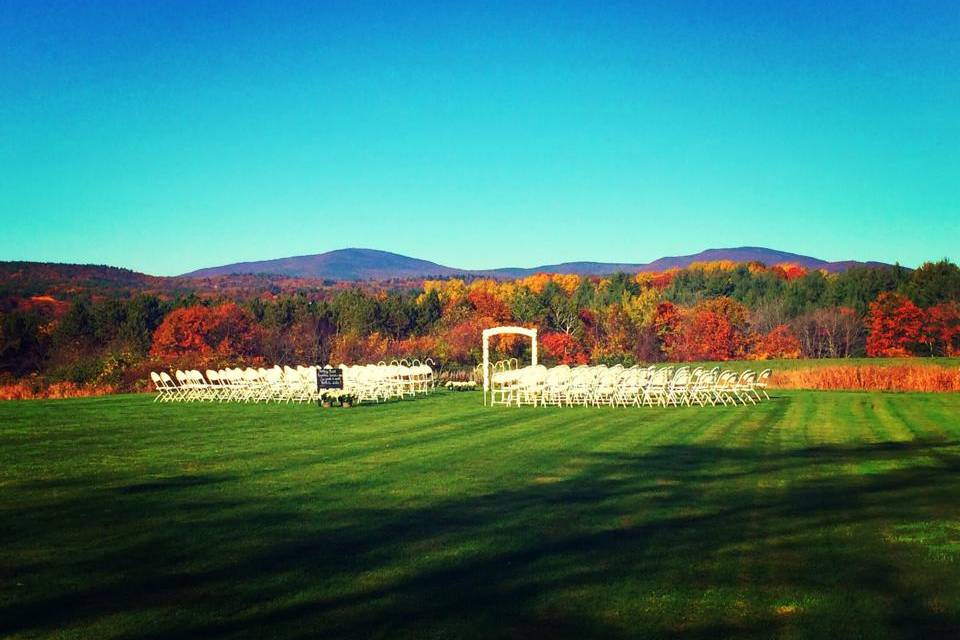 Vibrant fall colors