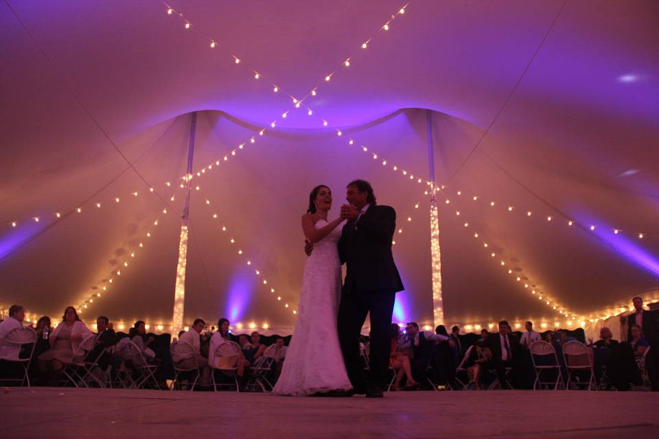 Couple's first dance