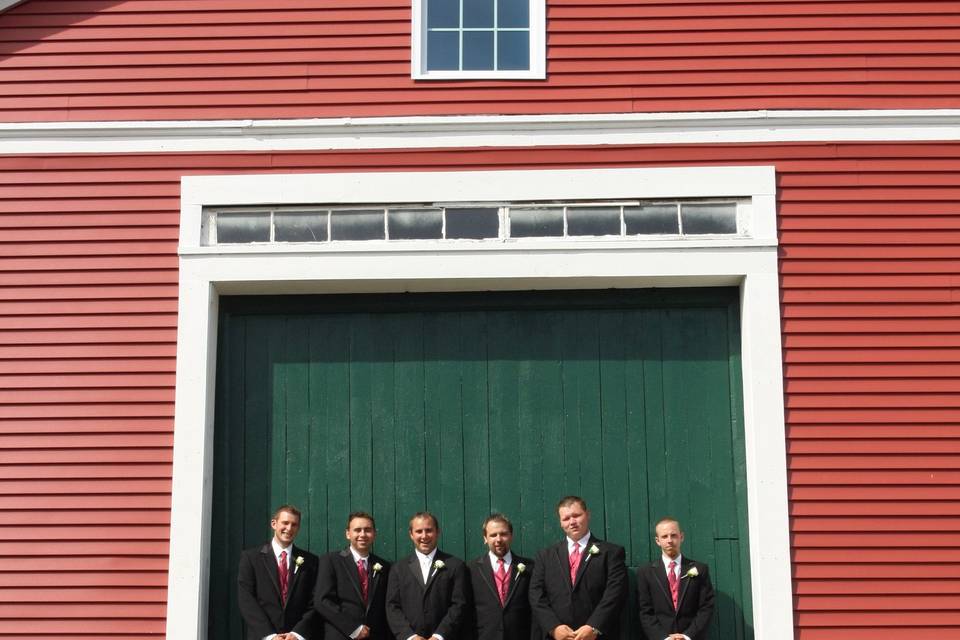 Groom and groomsmen