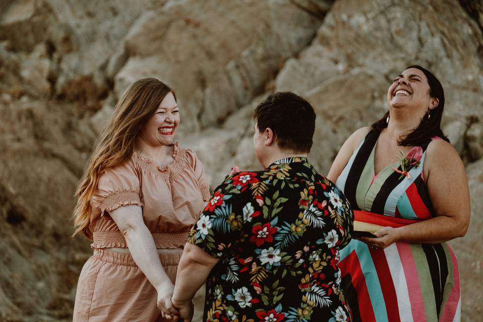 Palm Springs elopement