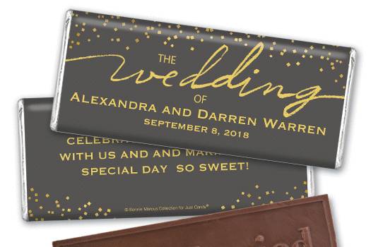 Gold Wedding Candy Favors