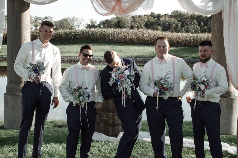 The Fogt Wedding Groom party
