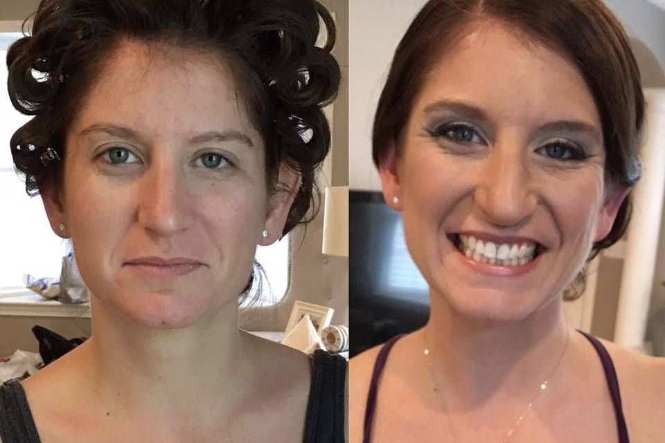 Wedding makeup ready