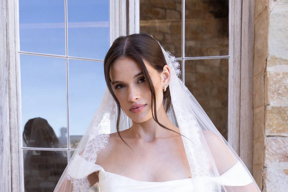 Christina with Frenchy veil