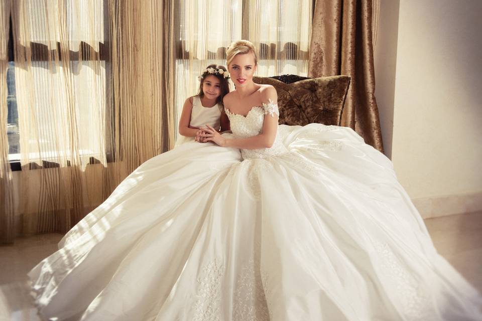 Jenna in white bridal hotsell