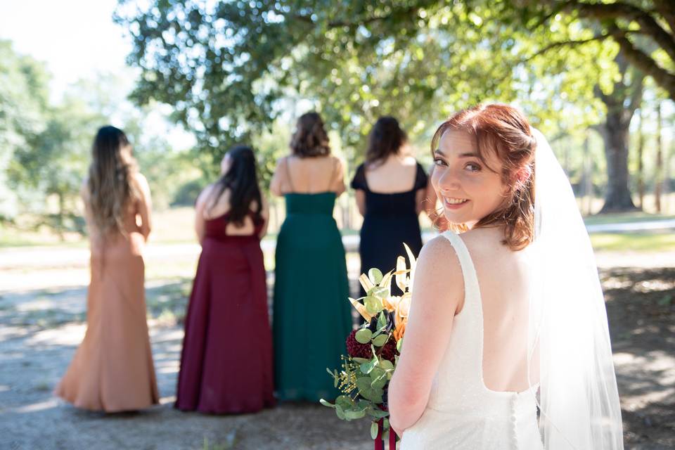 First Look Bridesmaids