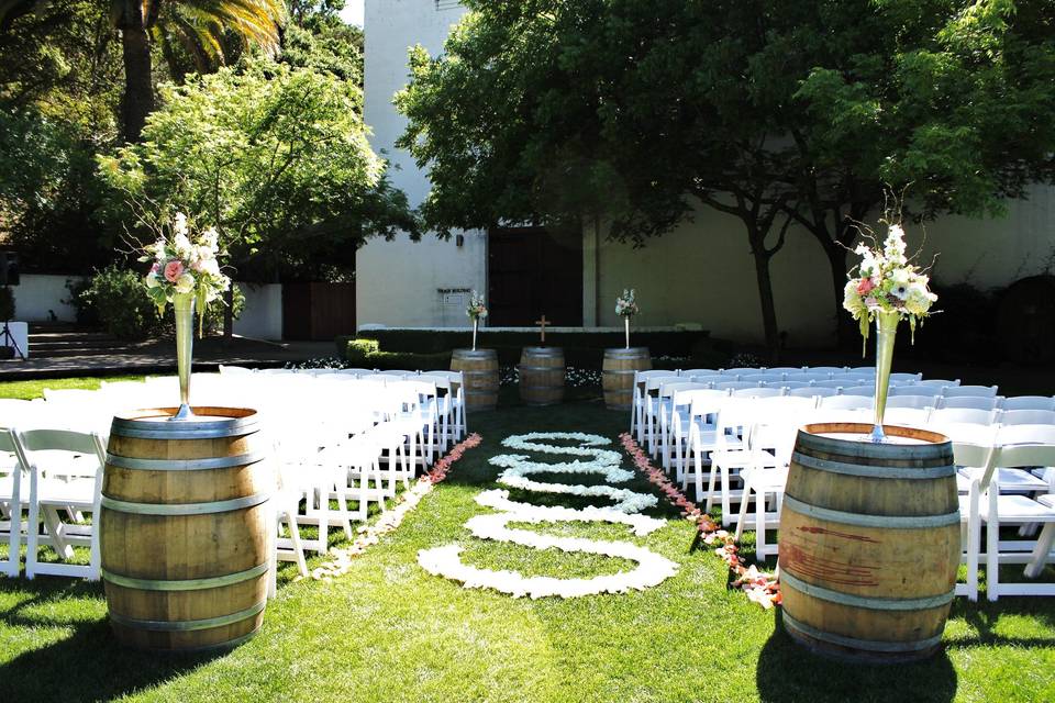 The Ceremony at Wente Vineyards