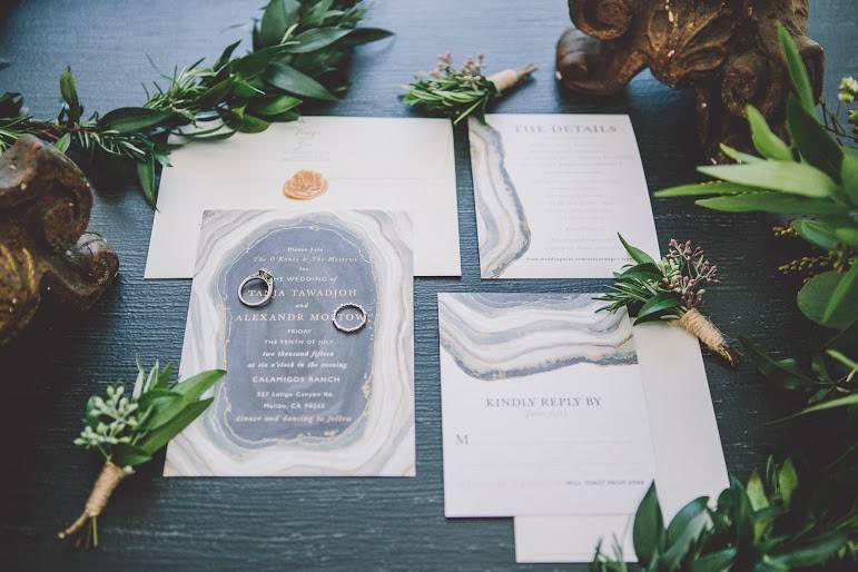 Wedding invitation card