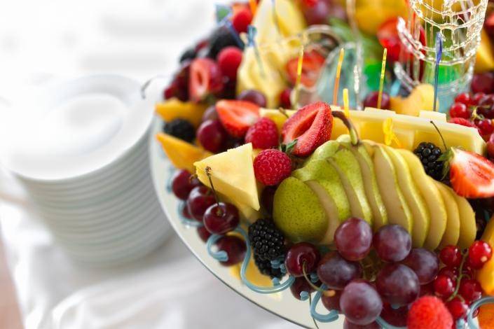 PLated fruits