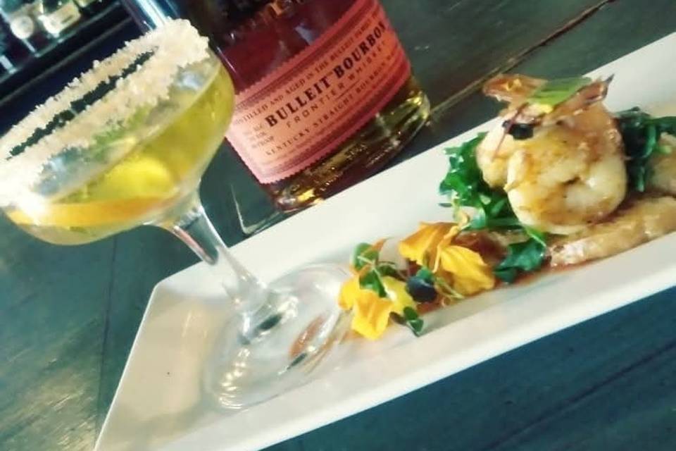 Grilled amber jack