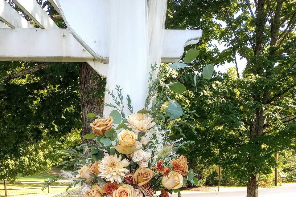 Cascading flowers