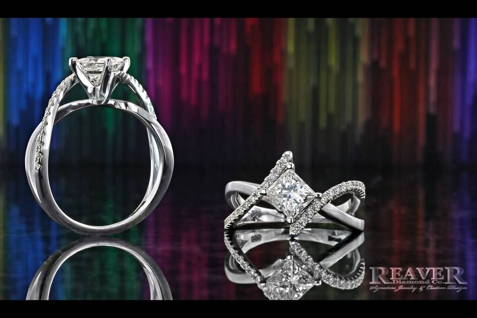 The Princess Bypass Diamond Ring