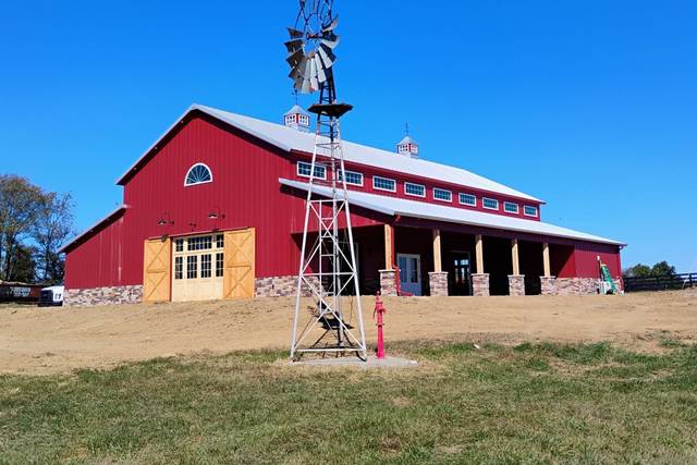 Exterior of the Event Barn