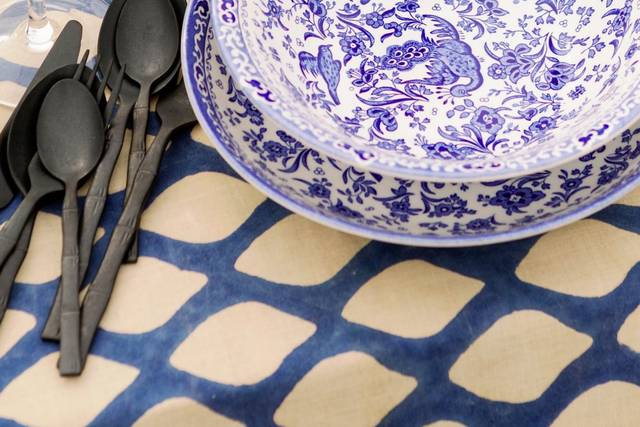 Blue Peacock Dinnerware