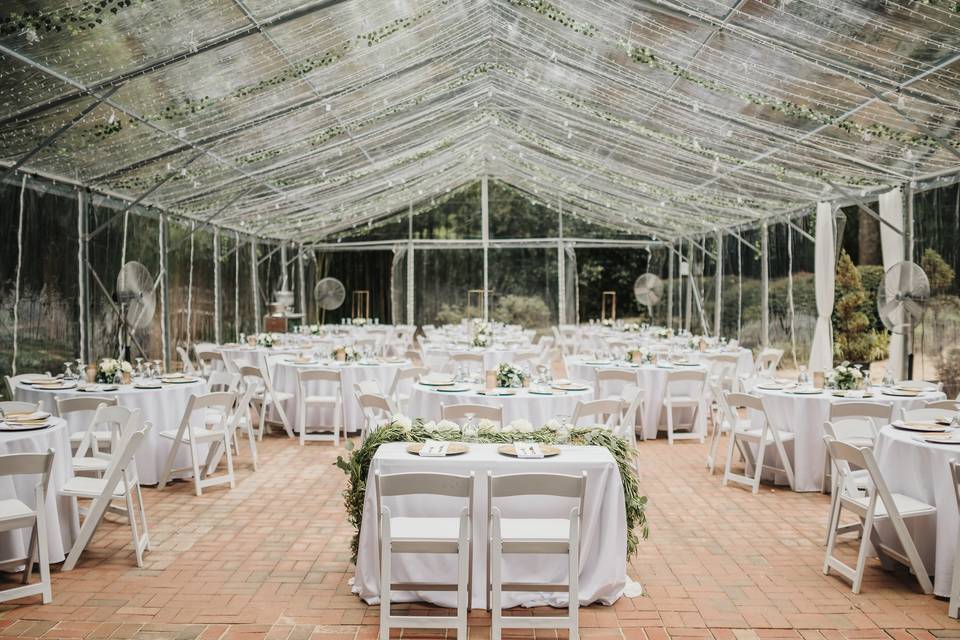 Clear Top Reception Tent