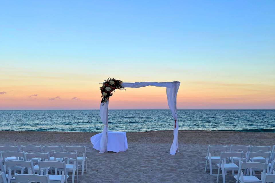 Ceremony at Sunset
