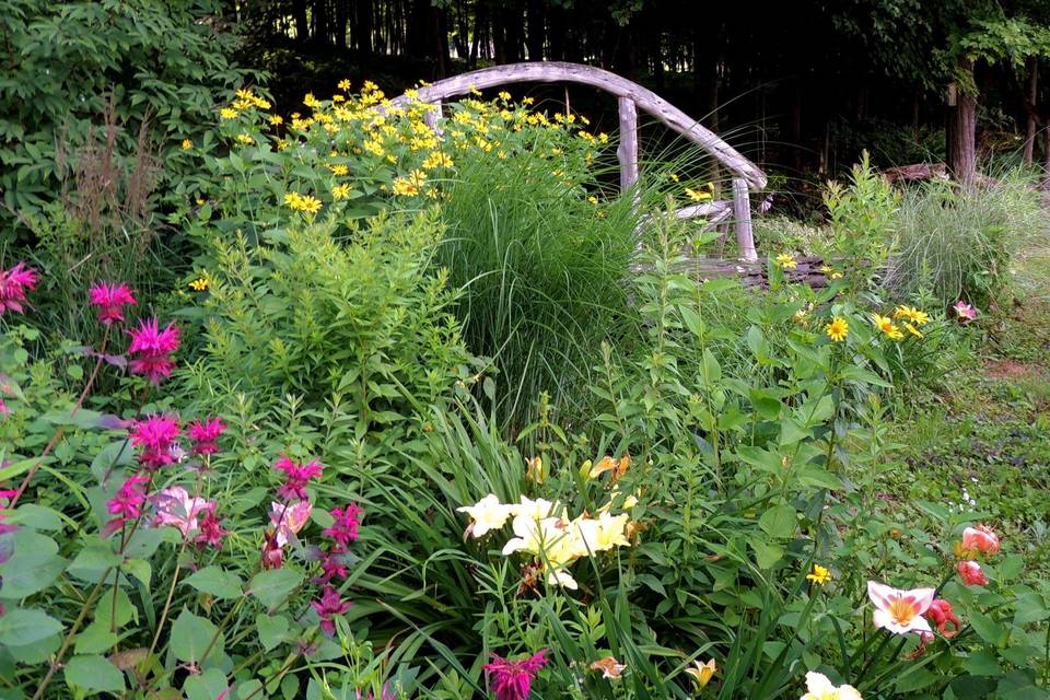 Gardens bloom from May till October.