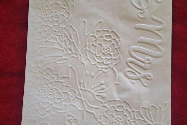 Embossed Mr. & Mrs. Floral