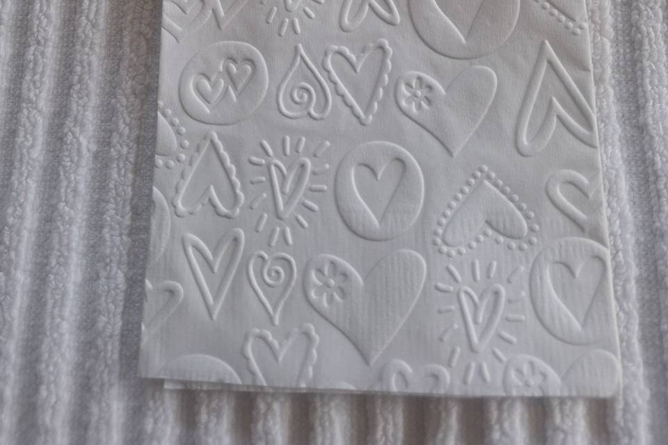 Embossed Bride & Groom with He