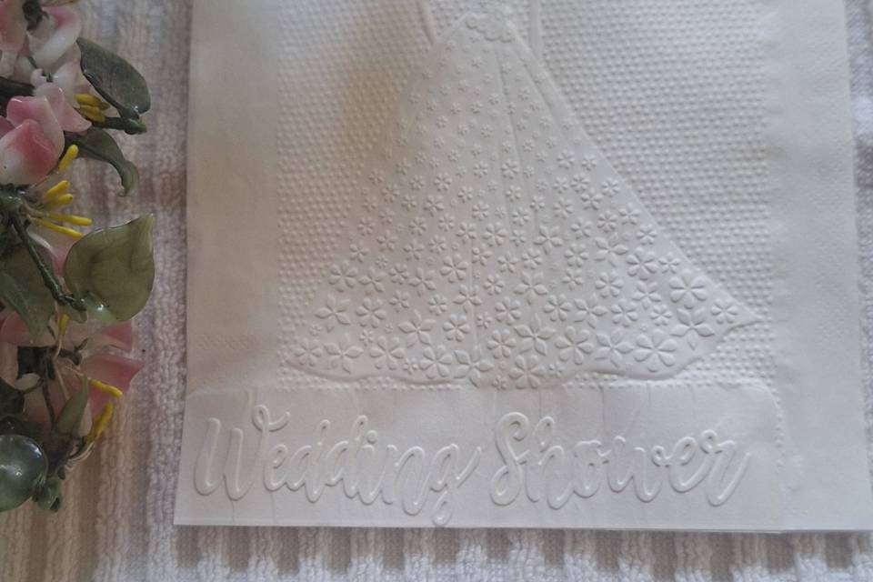 Embossed Wedding Shower for Br