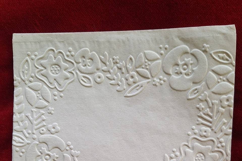 Embossed Heart of Flowers