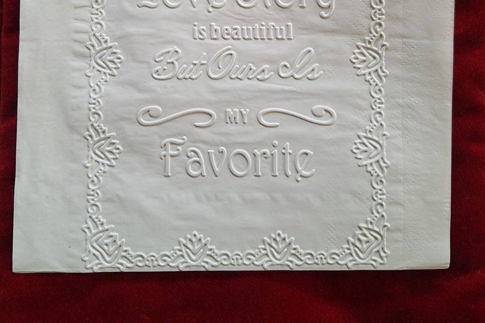 Embossed Love Story