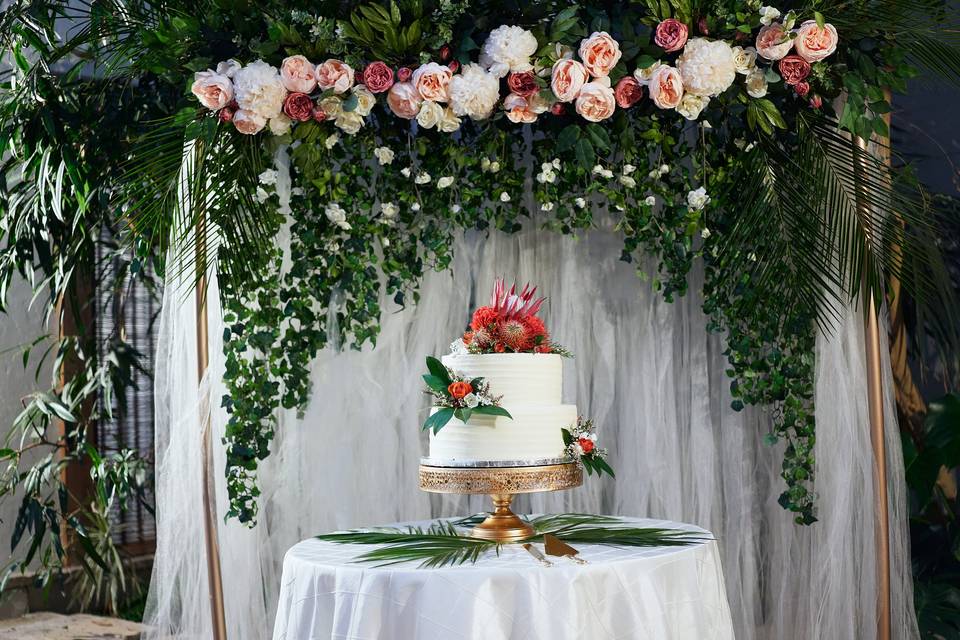 Detailed Wedding Cake