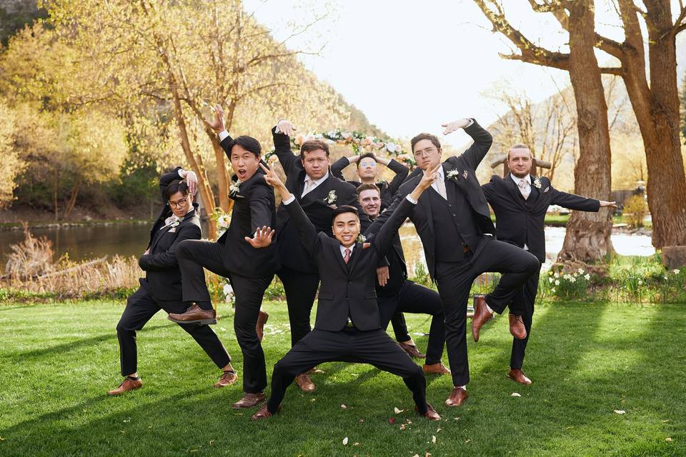 Groomsmen fun