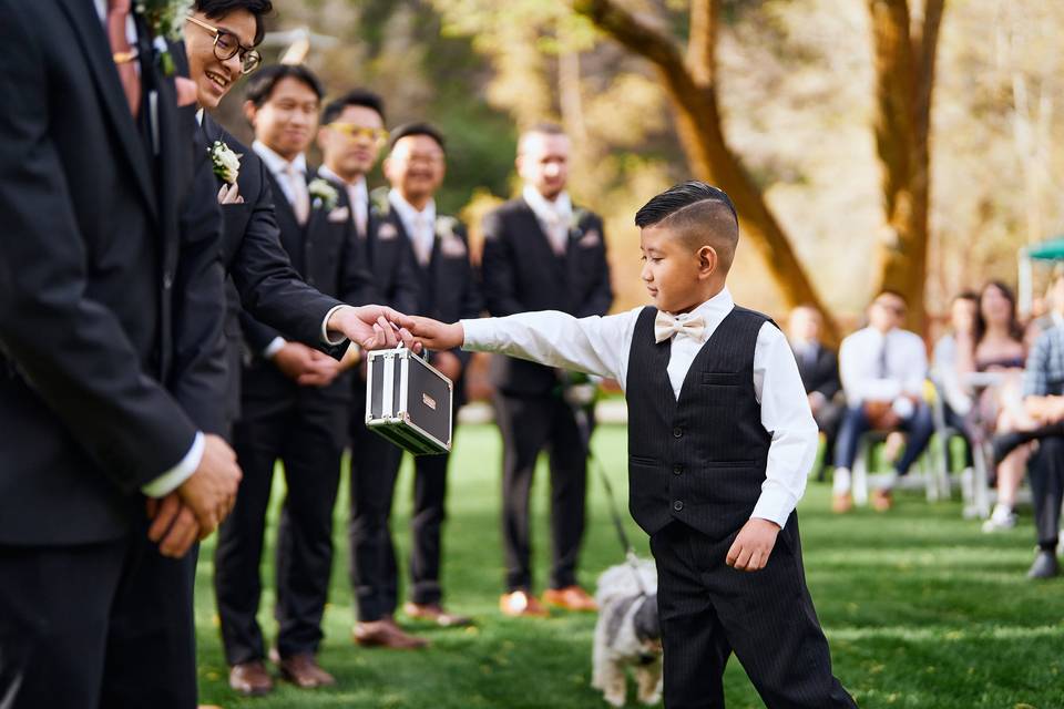 Ceremony candid