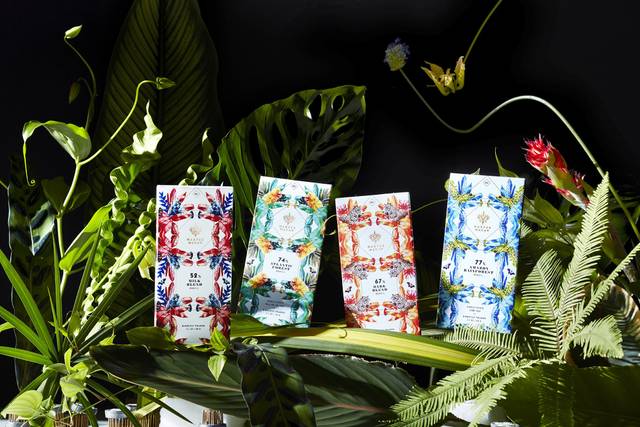 Four of the bars from our Rainforest Origin Collection
