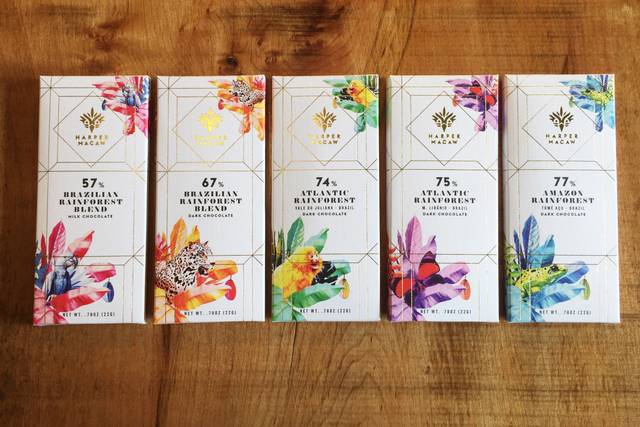 Miniature versions of our Rainforest Origin Collection bars, great to include in a wedding welcome gift bag or to give out as wedding favors