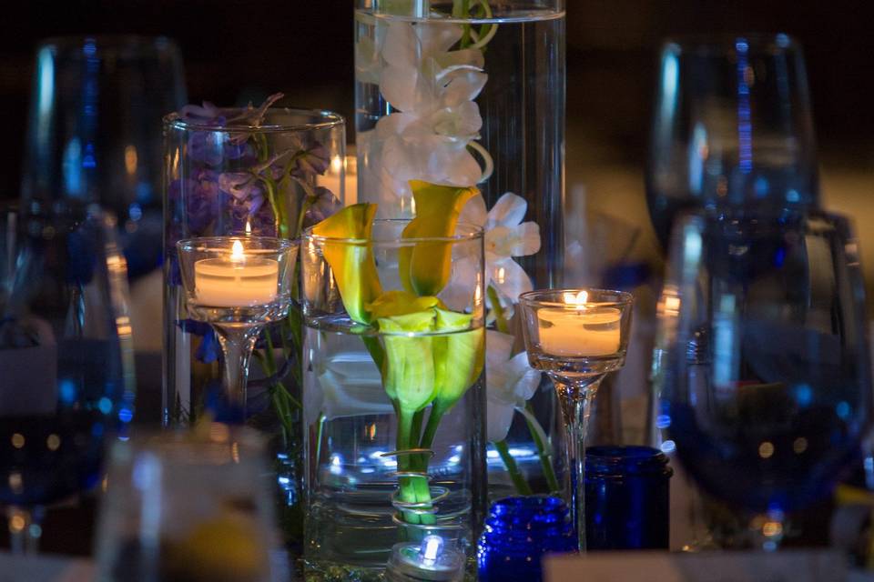 Candlelit Centerpieces