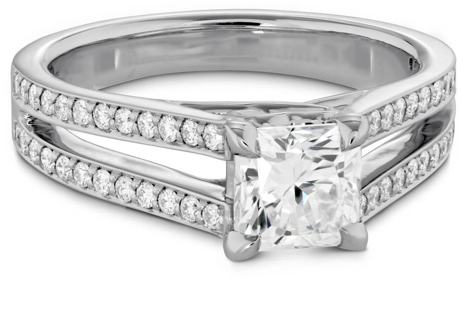 Adoration Dream Double Row Engagement Ring