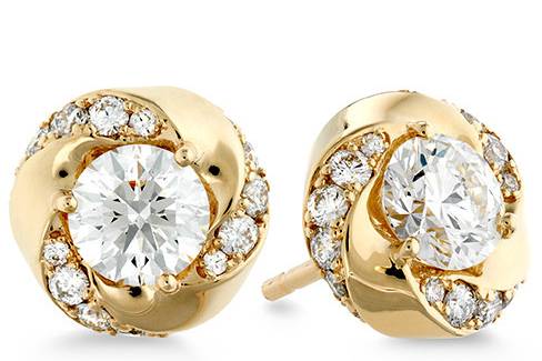 Atlantico Diamond Stud Earrings