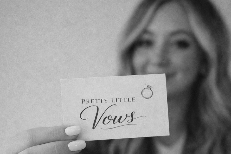 Pretty Little Vows Card