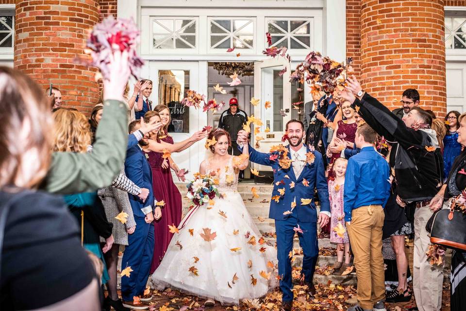 A fall wedding