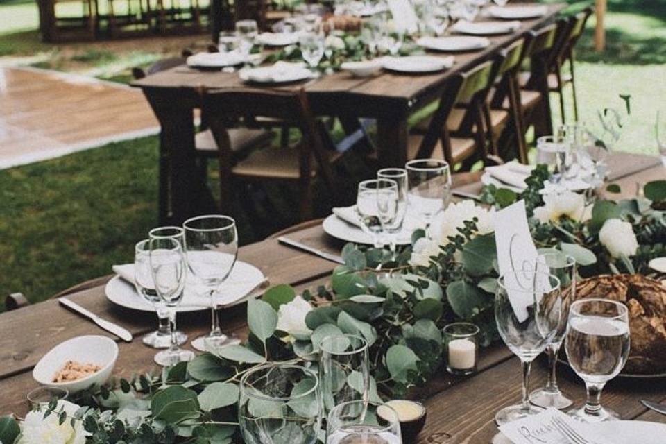 Rustic tables