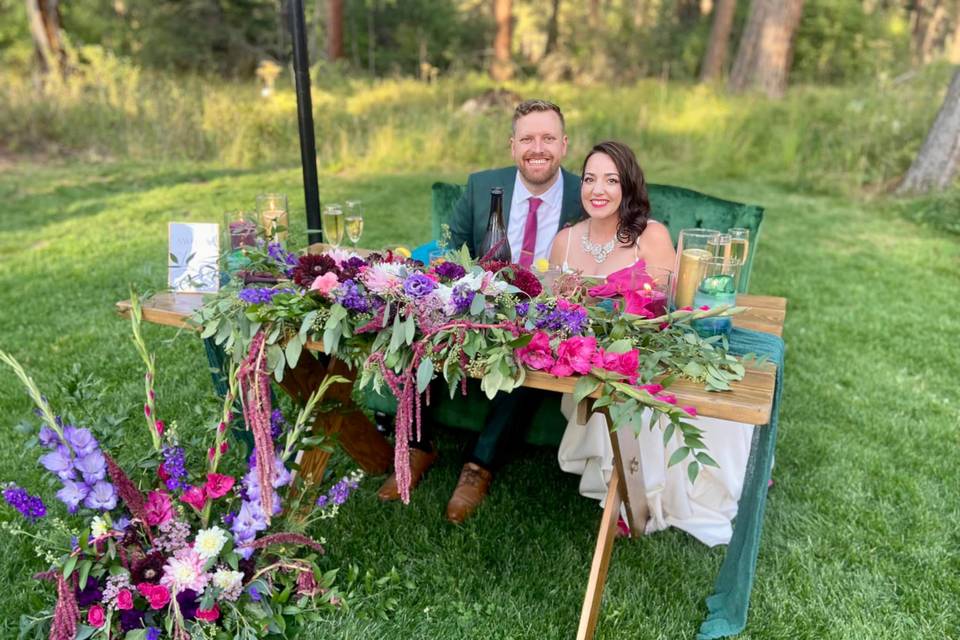 Jewel tone wedding- Vibrant!