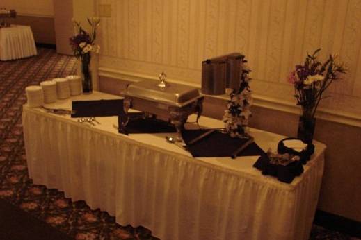 Appetizer Table in Grand Rooms