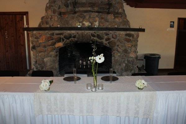 Corona Ranch Tucson Banquet Hall, Head Table. Photo taken By Michael Kotch, Affordable Photography Tucson.