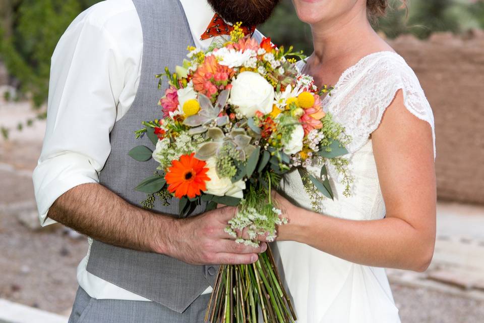 Bridal kiss