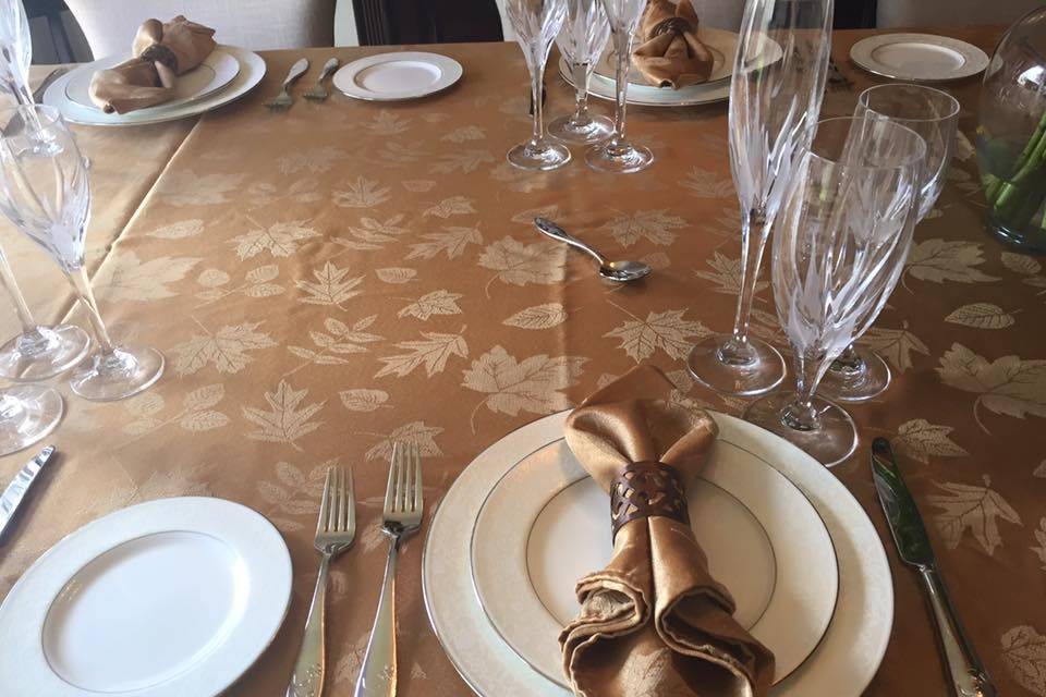 Refined place settings