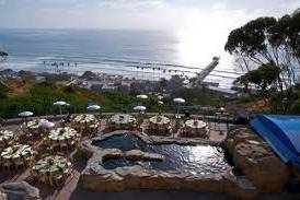 Reception area in tide pool area