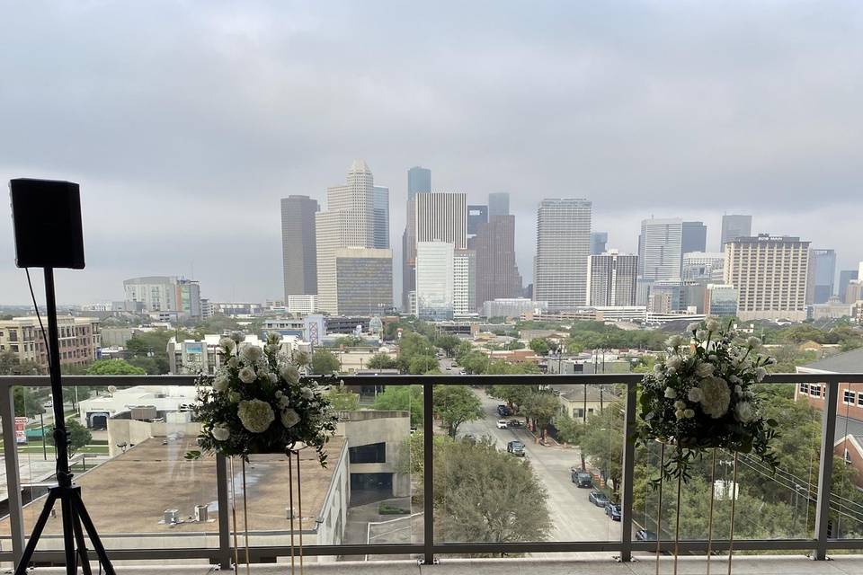 Houston Downtown ceremony