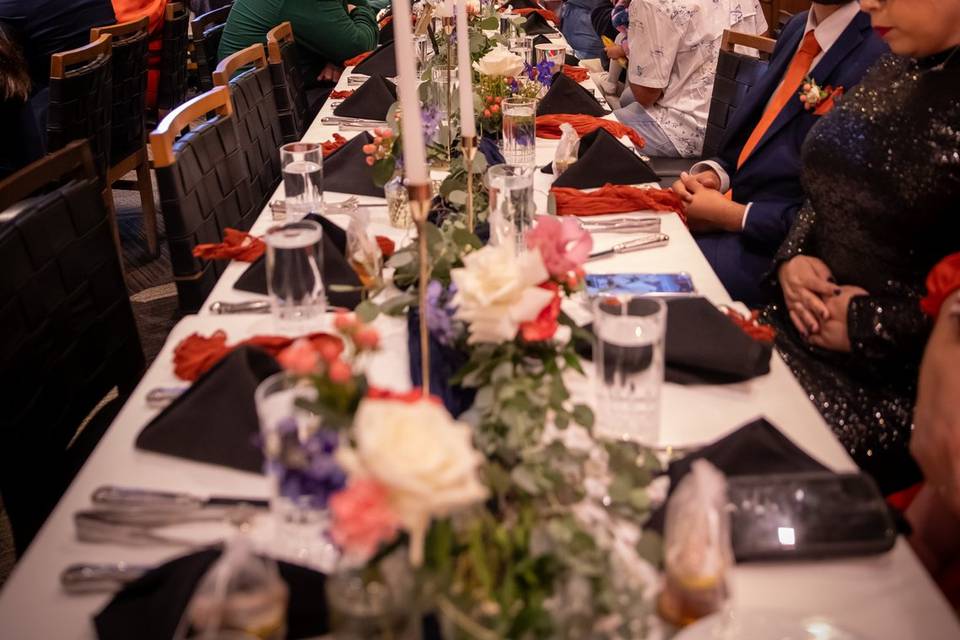 Table Floral Runner