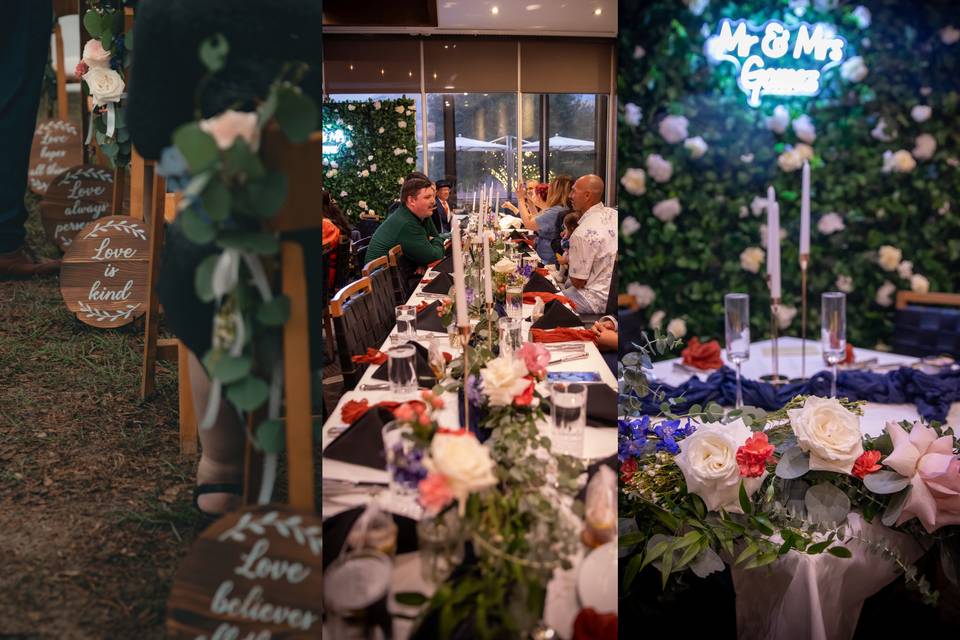 Reception florals